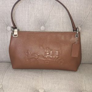Brown Leather Coach Purse